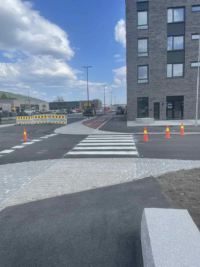Sundland Drammen Ny vei og GS vei
