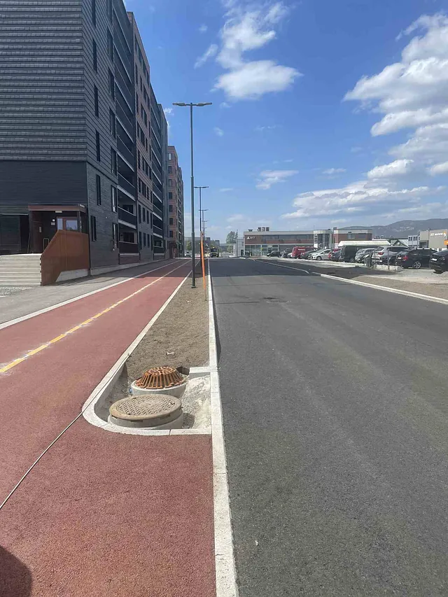 Sundland Drammen Ny vei og GS vei